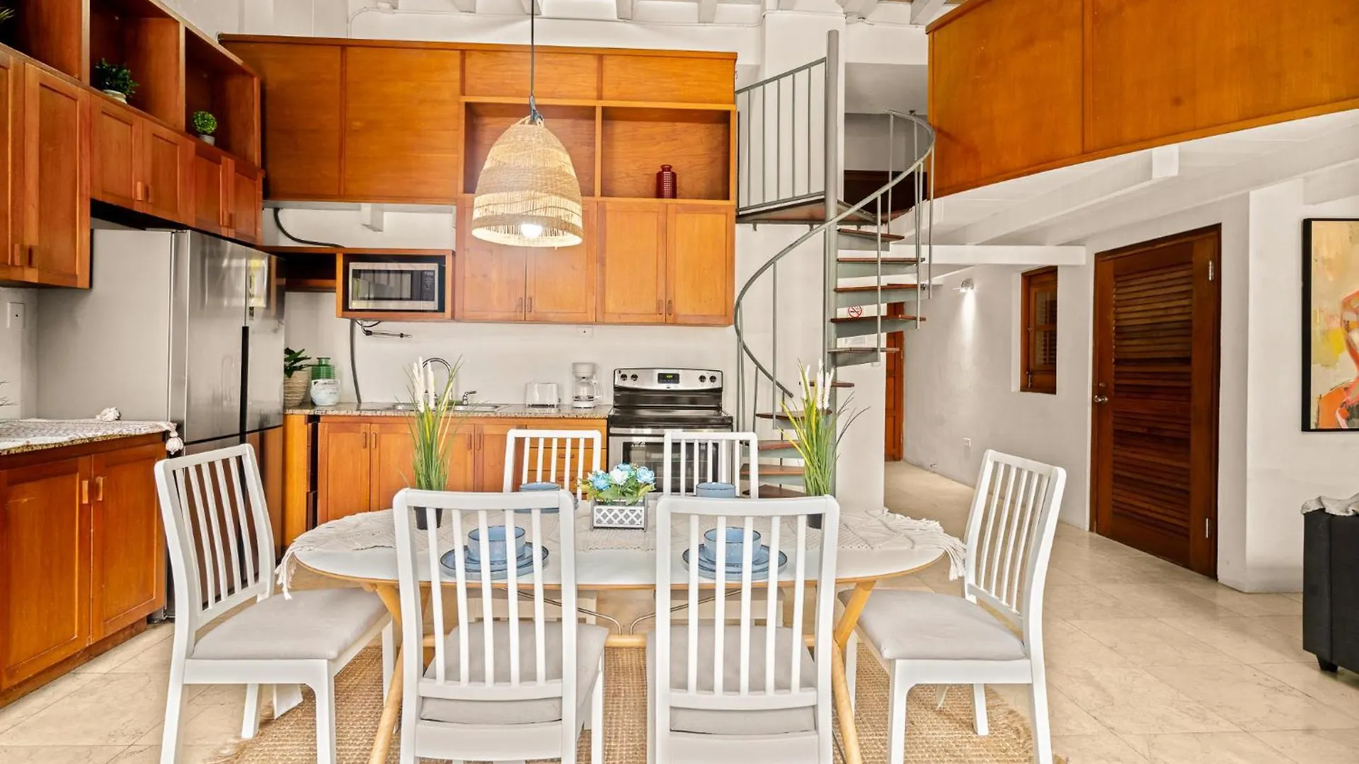 산후안 Opal Penthouse With Balcony 아파트
