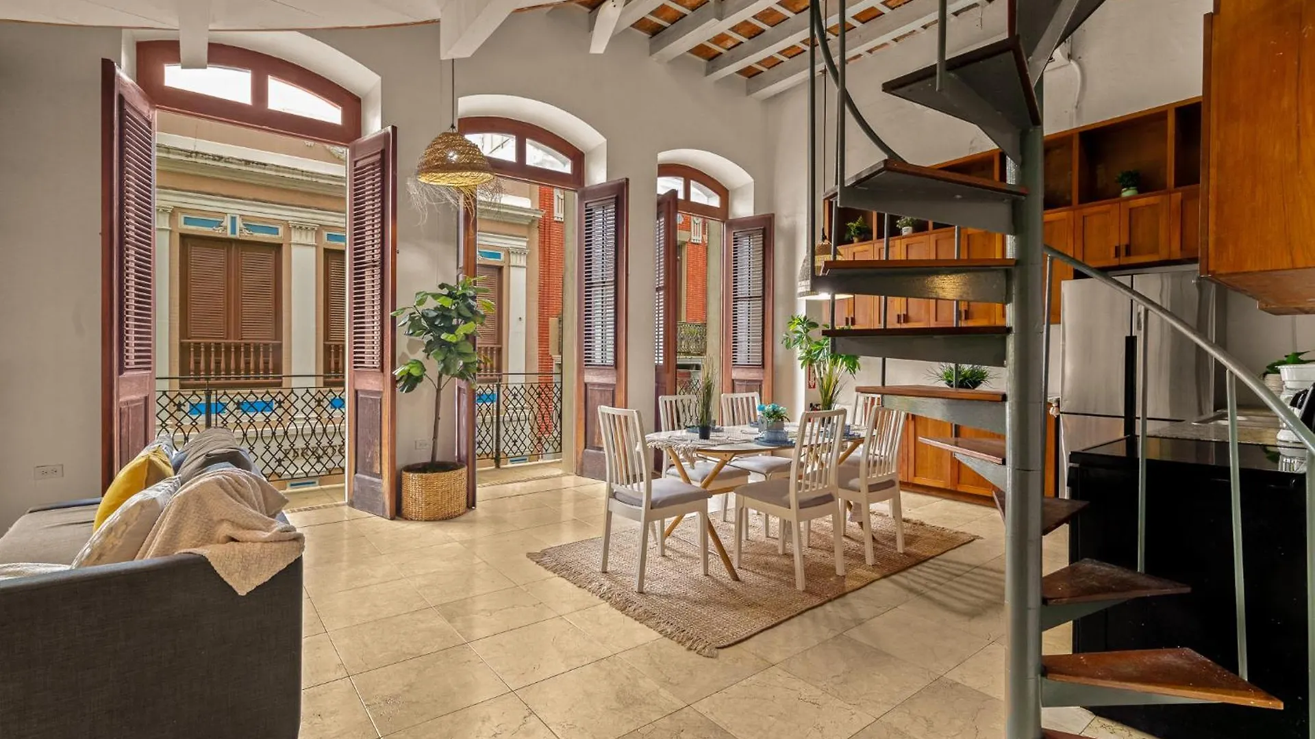 산후안 Opal Penthouse With Balcony 아파트
